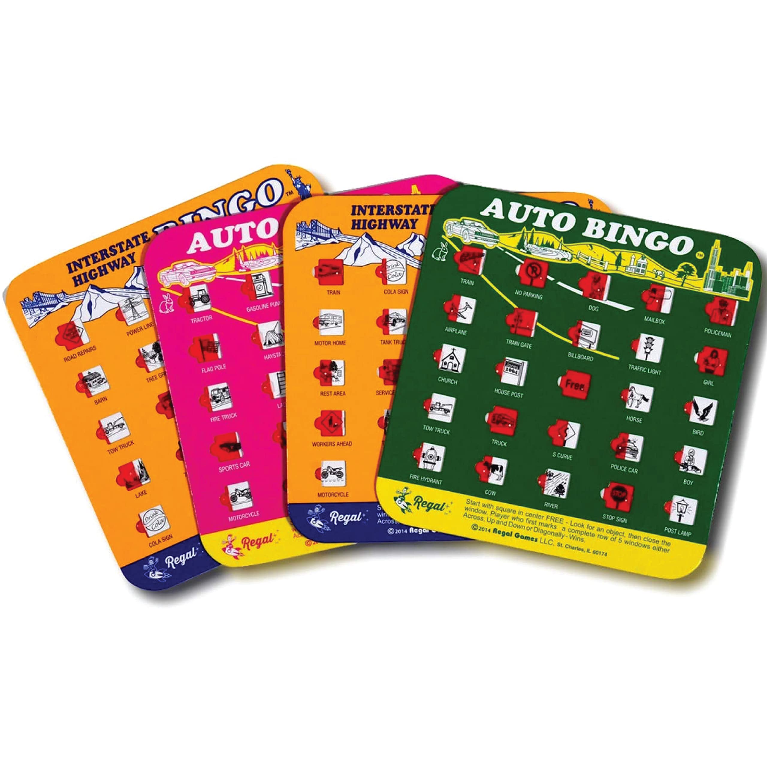 Travel Bingo - Set of 4 Bingo Boards