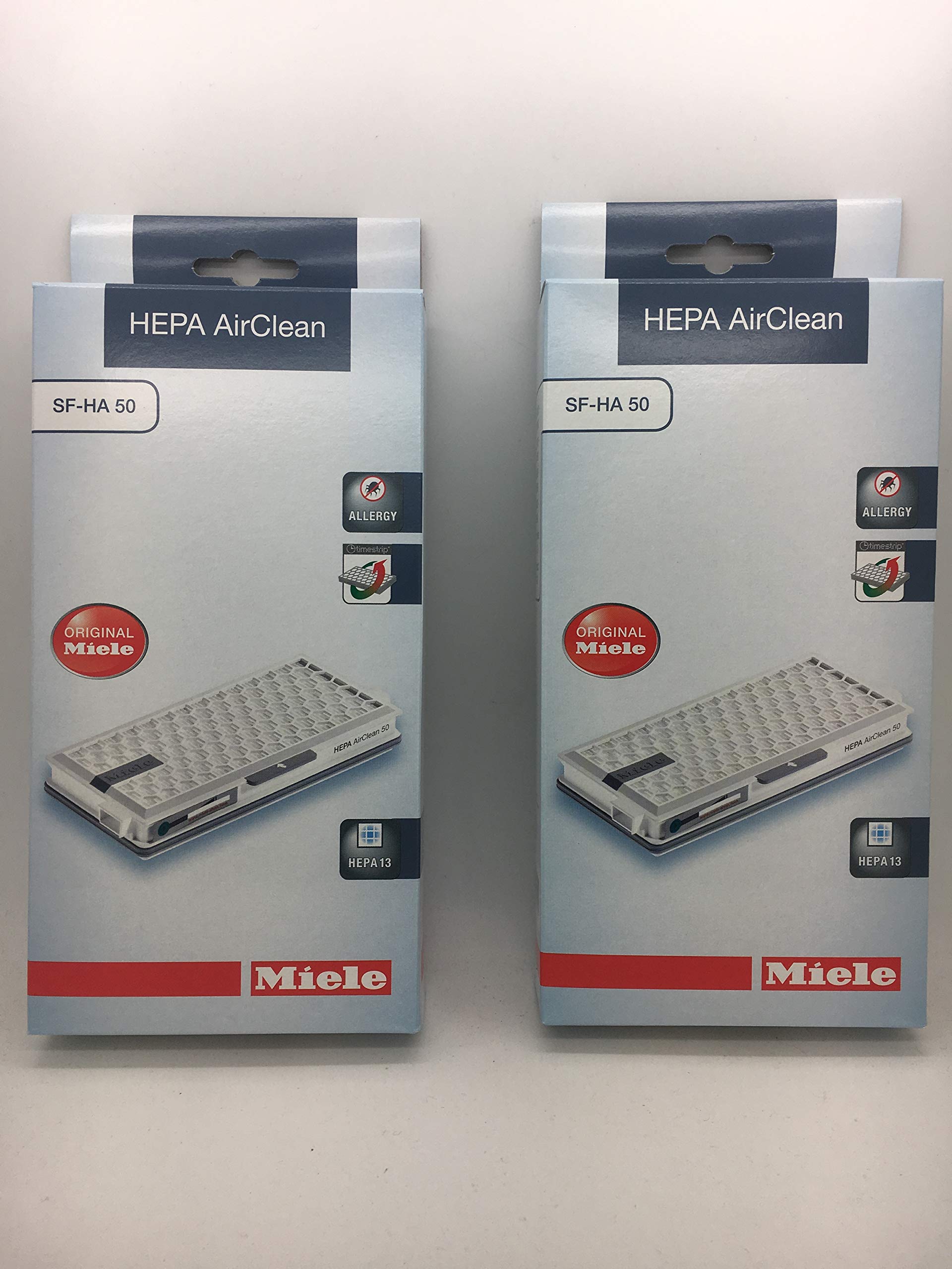 Miele SF-HA 50 Active HEPA filter 2pk for Models S4 S5 S6 S8