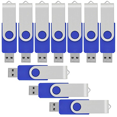 VICFUN 50パック 16GB USBフラッシュドライブ バルク16GB フラッシュドライブ 50個パック USB2.0-ブル