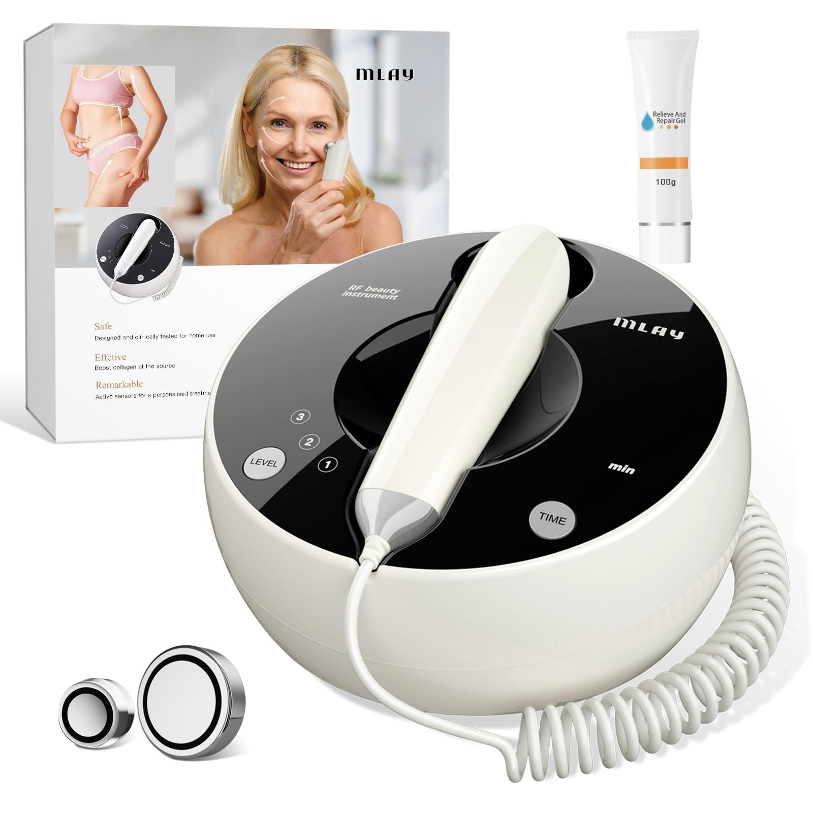 RF Beauty Device Home RF Lifting Wrinkle Removal Anti Aging Skin Care - Increase Collagen Absorption - MLAY Profess