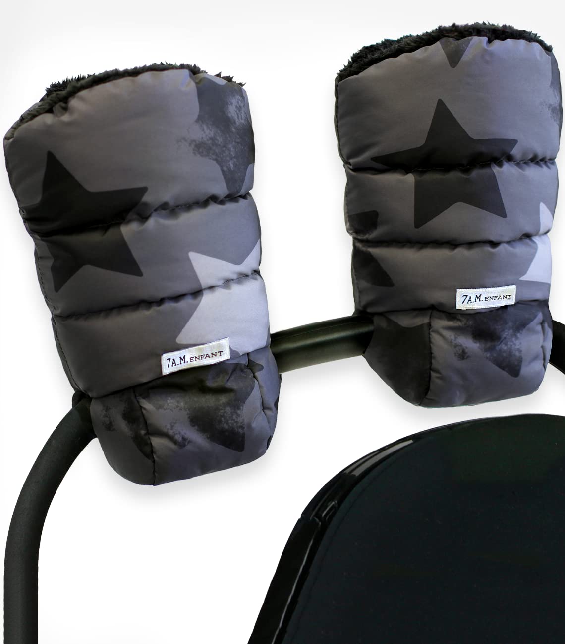 7AM Enfant Stroller Warmmuffs - Hand Warmers with Anti- Freeze Cold Weather Water Repellent Warm Hand Gloves for Pushchai
