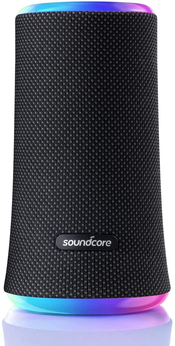 Anker Soundcore Flare 2 Bluetooth Speaker with 360 Sound PartyCast Technology Adjustable EQ 12 Hour Playtime IPX7 Water