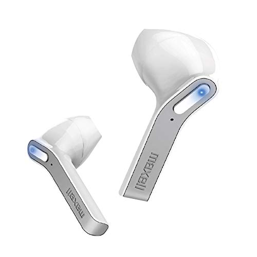 Maxell Jelleez True Wireless Bluetooth 5.0 Earbuds Rubberized Charging Case Earbuds Secure Comfort Fit IPX4 Sweat