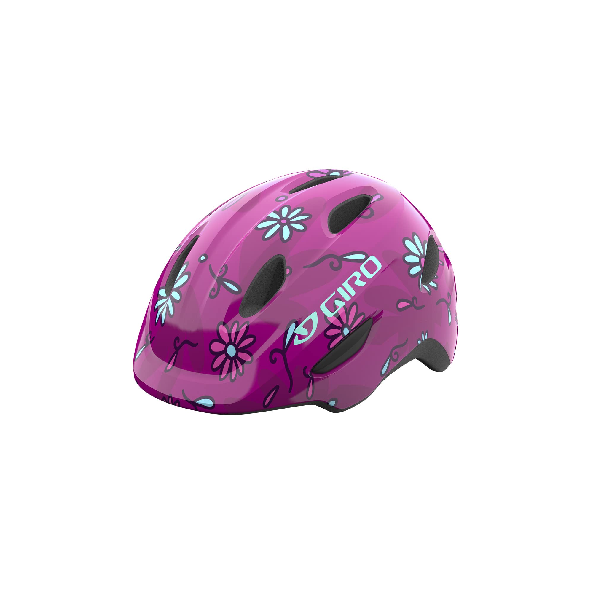 Giro Scamp MIPS Youth Recreational Cycling Helmet - Pink Street Sugar Daisies 2022 Small 49-53 cm