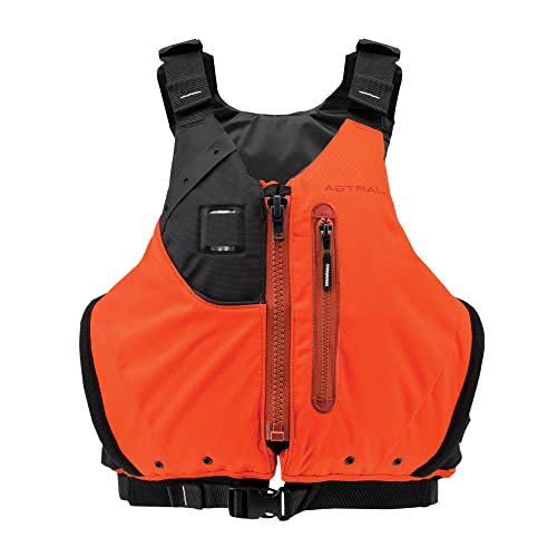 Astral Ceiba Life Jacket PFD for Whitewater Touring Kayaking Canoeing and Sailing Fire Orange Large-X-Large
