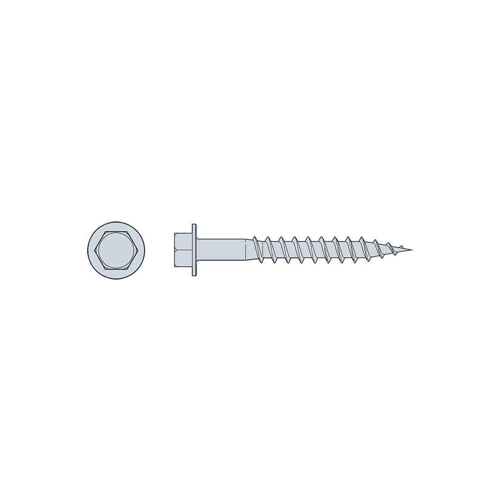 Simpson Strong-Tie SD9112SS-R100 9 x 1-12 SD Connector Screw 316SS 100ct