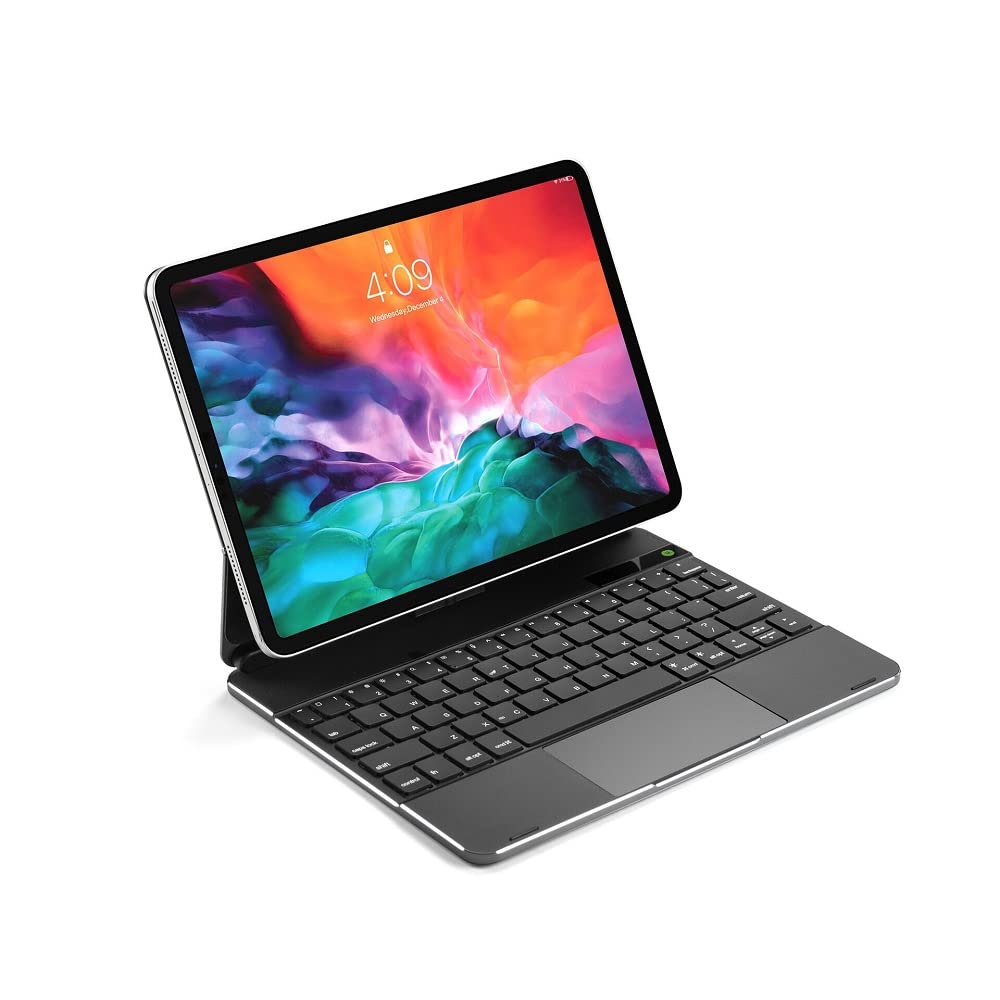 Doqo Wireless Keyboard Aluminum Alloy Rotary Magnetic Second Control Bluetooth Keyboard is Suitable for 201820202021 Ipad p