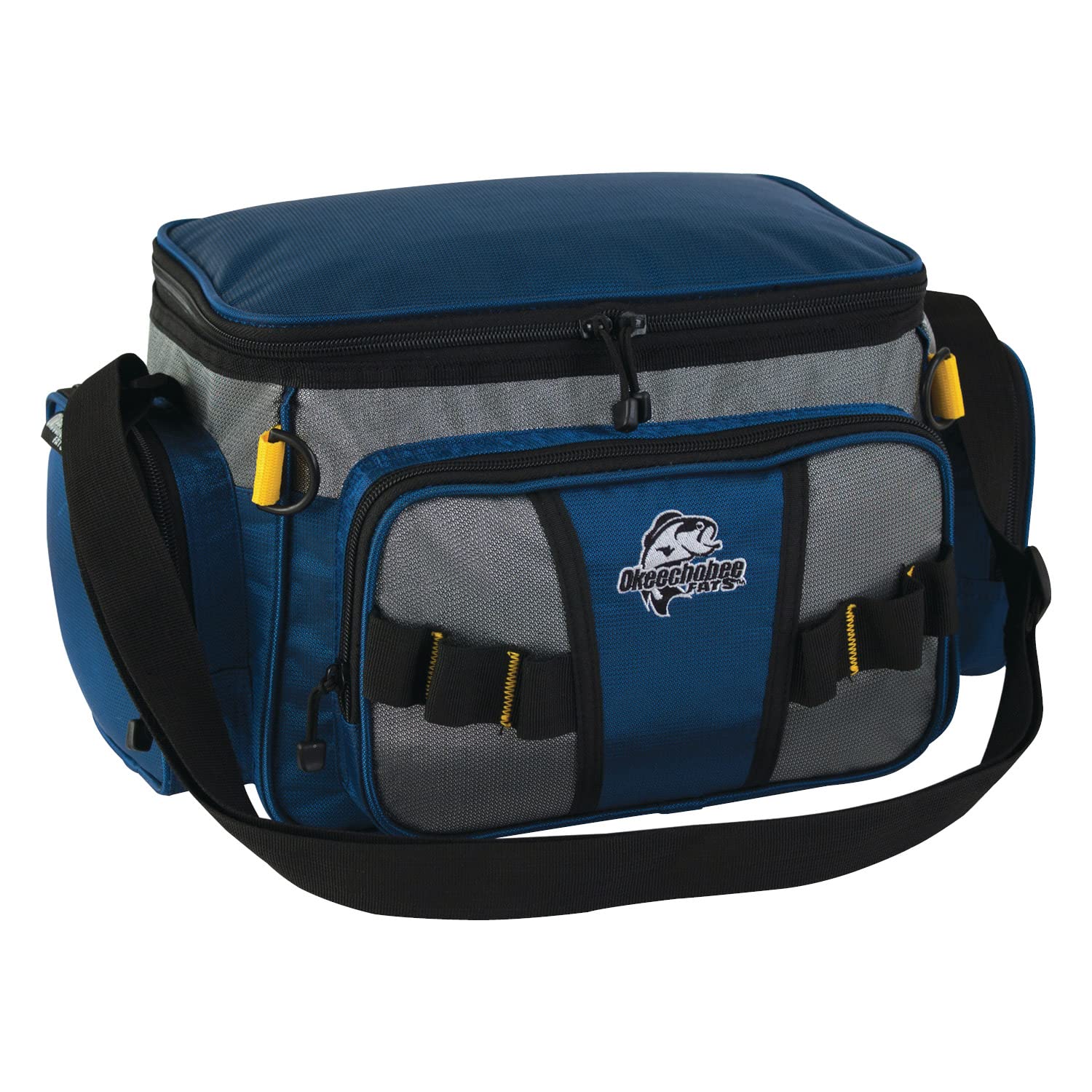 360 Fishing Gear Tackle Bag by Okeechobee Fats Soft Sided Fishing Bag Includes 3 Fishing Accessories Utility Boxes Top