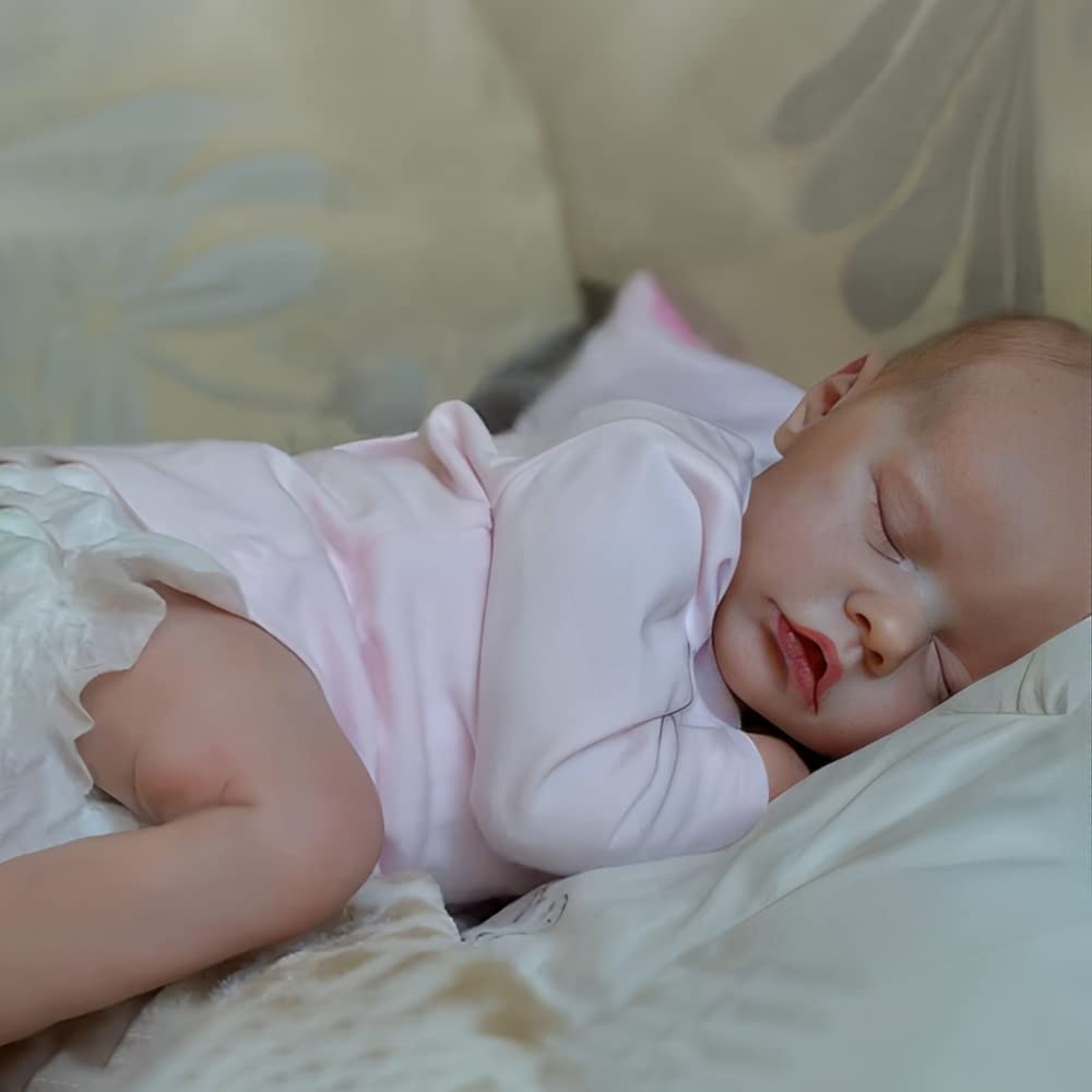 CHAREX リアルなリボーンベビードール - 18インチ シリコン 生きているような眠りの新生児ベビ