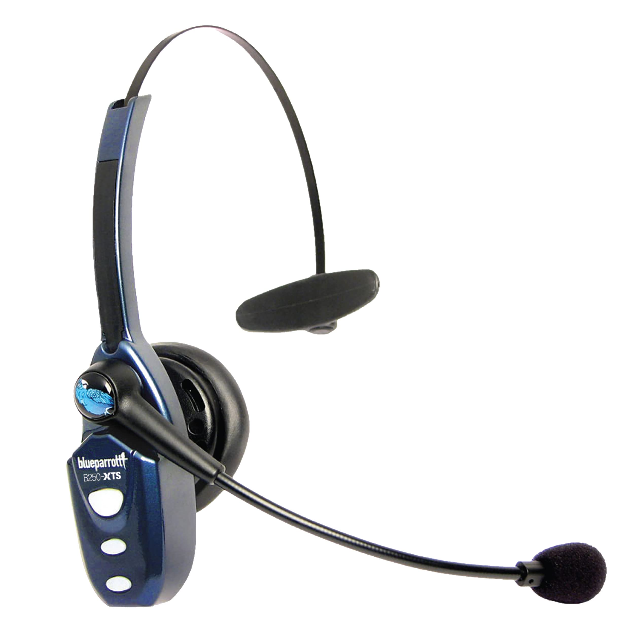 BlueParrott B250-XTS Mono Bluetooth Wireless Headset with 91 Noise Cancellation - Ideal for High-Noise Environments - Includ