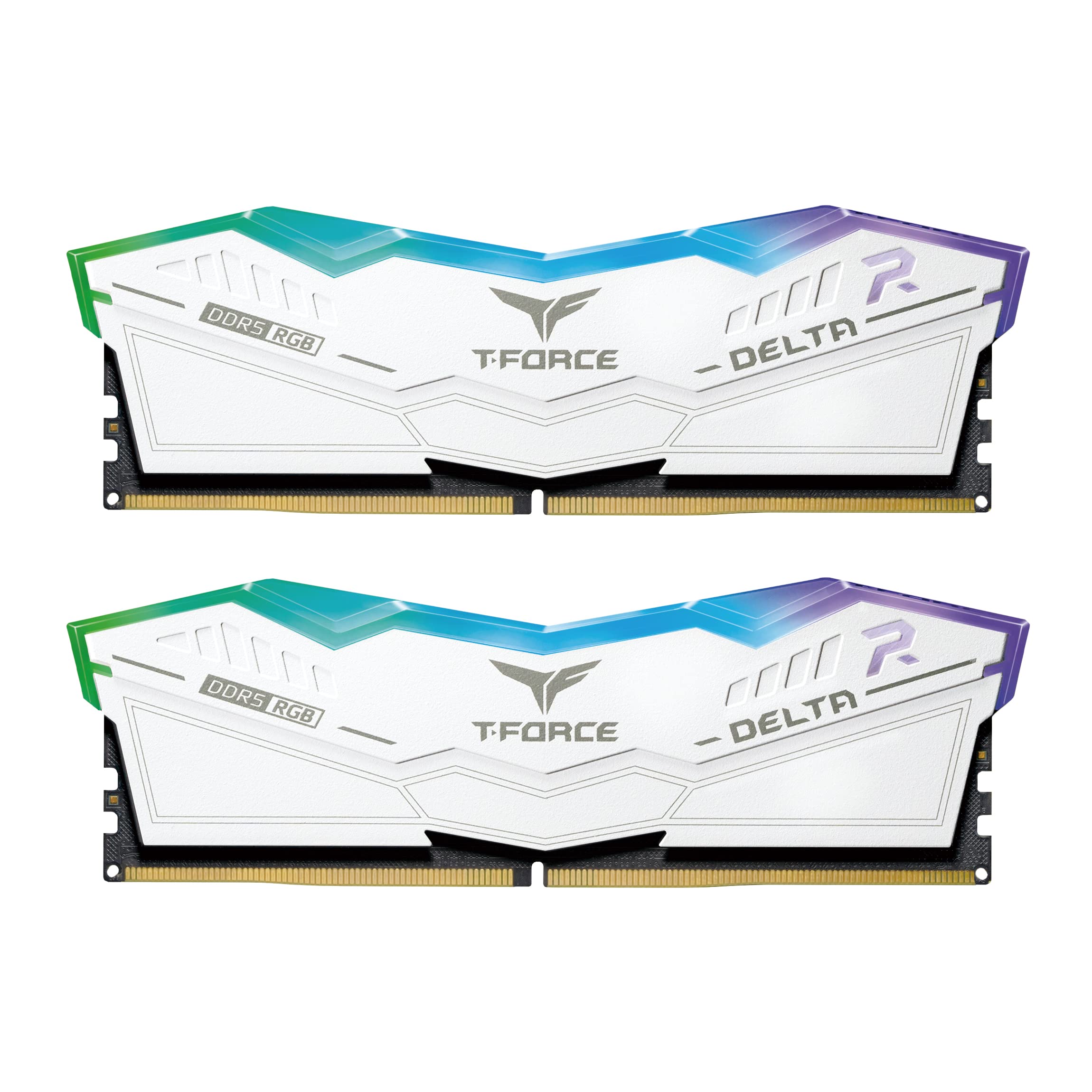TEAMGROUP T-Force Delta RGB DDR5 Ram 32GB キット 2x16GB 6000MHz PC5-48000 CL30 デスクトップメモリーモジュ