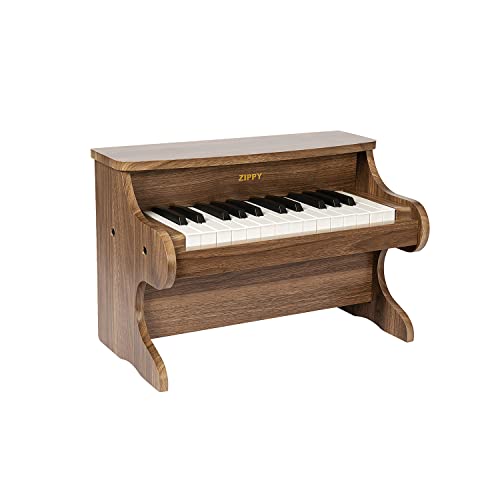ZIPPY Kids Piano Keyboard 25 Keys Digital Piano for Kids Mini Music Educational Instrument Toy Wood Piano for Toddlers Gir