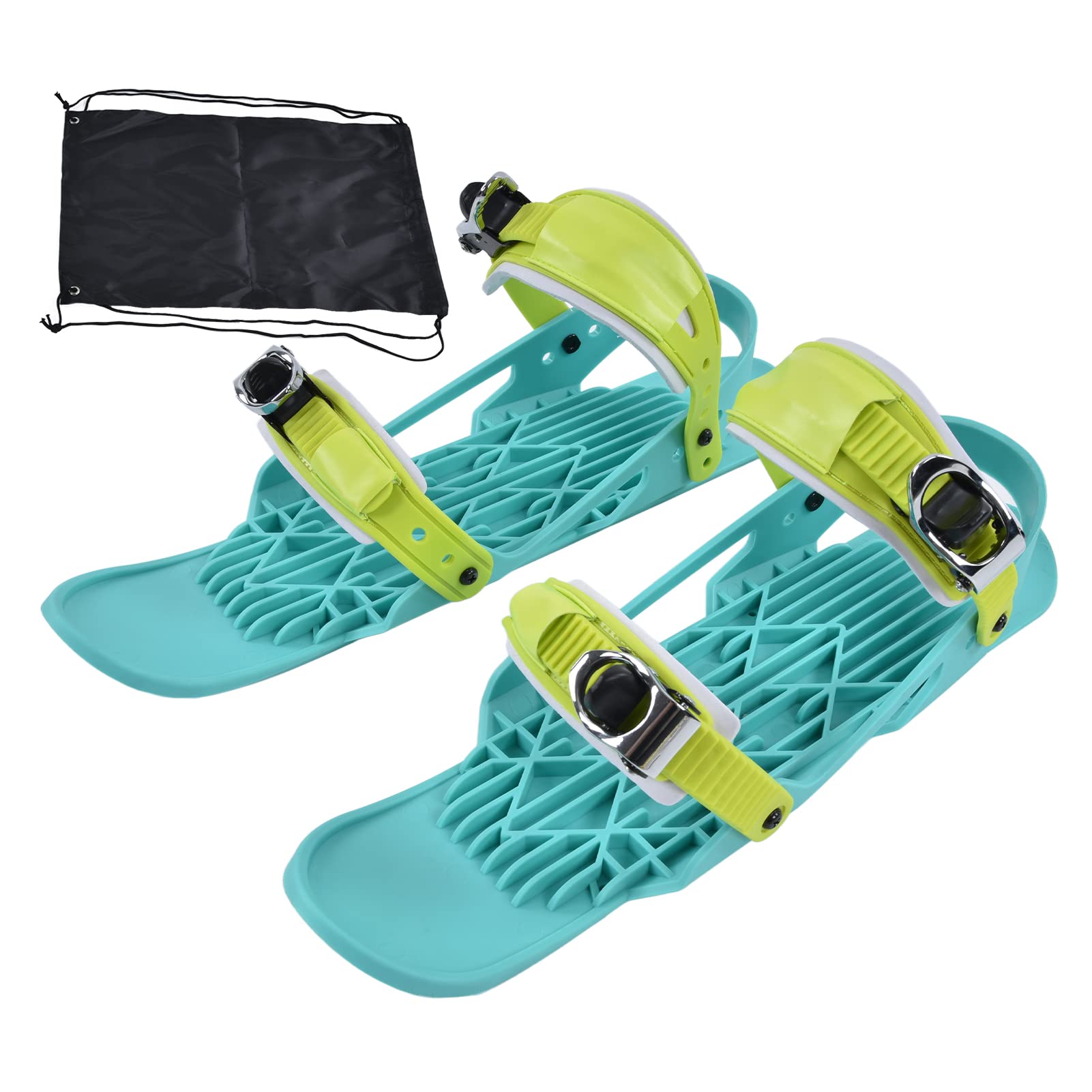 Mini Short Ski SkatesAdjustable Short Mini Ski SkatesSkiboards Outdoor Ski Shoes for Winter Sport Skiing EquipmentShortest