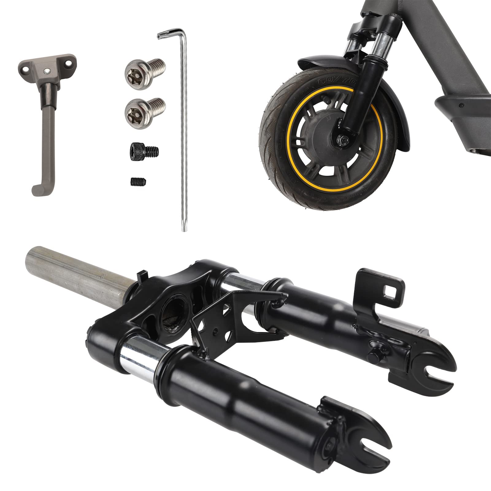 MIMIRACLE Electric Scooter Front Suspension Kit Spring Fork Compatible with Max G30 G30LP Segway Ninebot Electric Scooter Sho