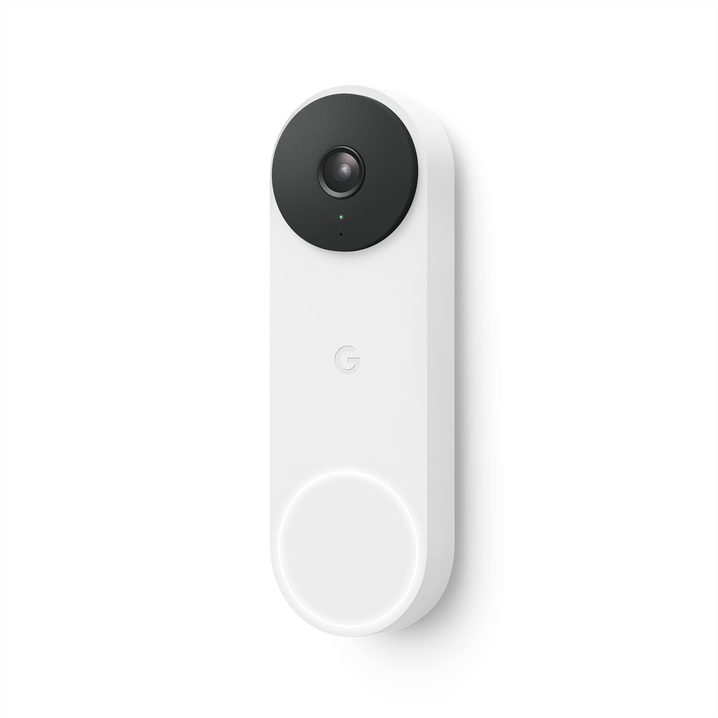 Google Nest Doorbell Wired 2nd Gen - Video Doorbell Security Camera - Snow