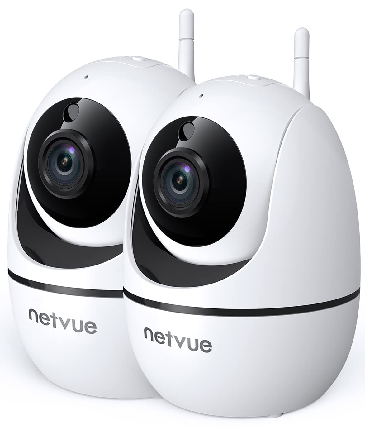 NETVUE Indoor Camera 1080P FHD 2.4GHz WiFi Pet Camera Home Camera for PetBaby Dog Camera 2-Way Audio Indoor Security Cam