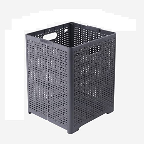 LIUZH Foldable Storage Baskets Plastic Dirty Clothes Laundry Basket Home Toy Sundries Organizer Bathroom Folding Bucket